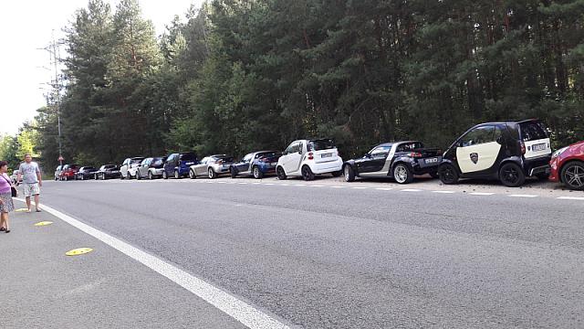 Parkování u posledního zájmového bodu.